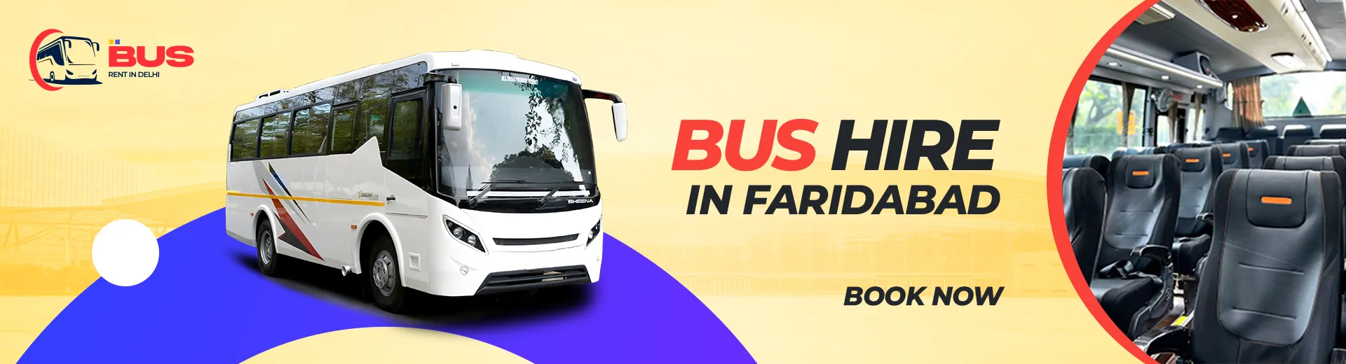 Bus Rental Service in Faridabad