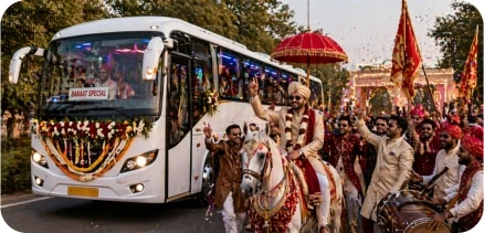 Bus for Baraat Procession