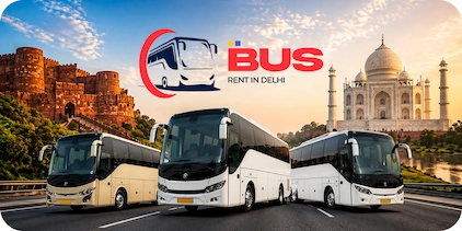 Same-day Delhi to Agra round trip bus booking – Taj Mahal day trip from Delhi with tempo traveller